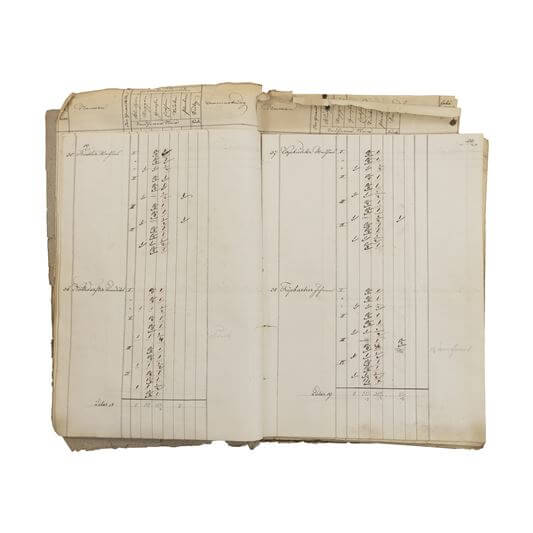 Proviantregister 1870 AH