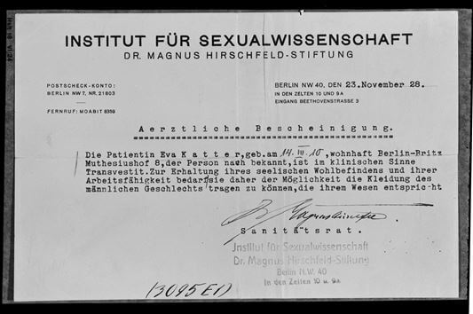 Magnus Hirschfeld mit Tao Li und Bernhard Schapiro