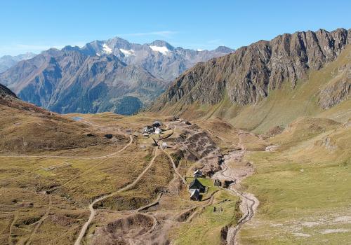 Blick auf den Standort Schneeberg