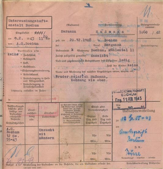 hußmann einlieferung